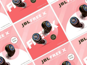 JBL Free X Promotional Ad Design