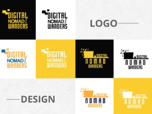 Digital Nomads Wanders – Logo Design
