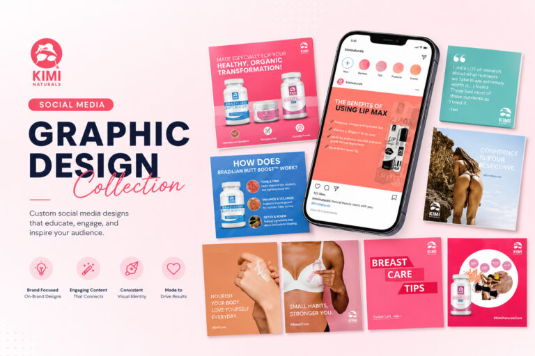 Kimmy Naturals – Social Media Graphic Design