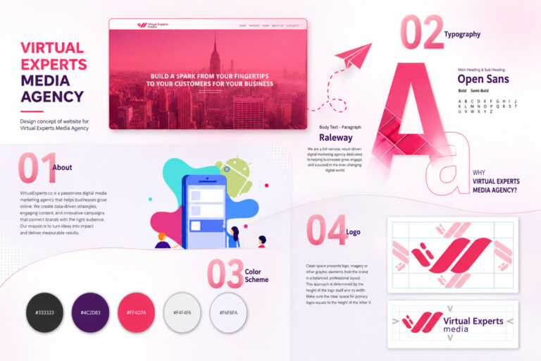 Virtual Expert Media Agency Brand Guidelines